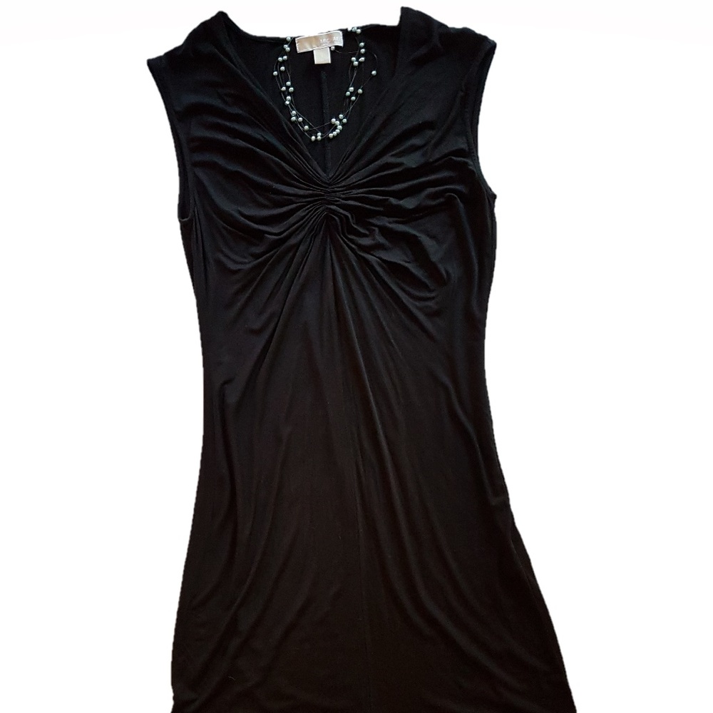 MICHAEL Michael Kors sleeveless black knit dress